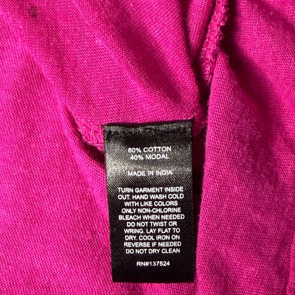 Express Womens Pink Rhinestone Embellished Scoop Neck Racerback Tank Top Large - Picture 4 of 4